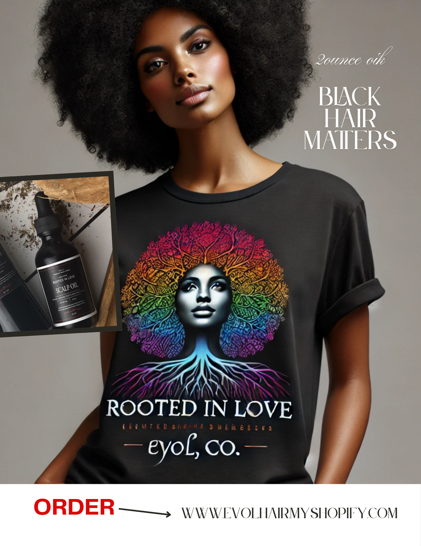 Black Haircare Matters T-shirt